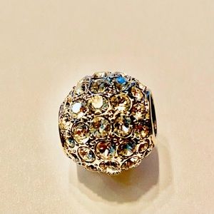 Touchstone Crystal Pave ball pendant enhancer